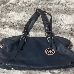 Michael Kors Dark Blue Shoulder Bag